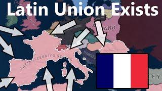 What IF France Become The Latin Union In 1936? Hoi4 Timelaspe