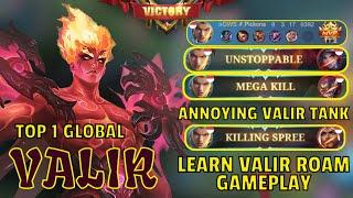 Valir Build Tank Mvp Gameplay | Valir Best Build 2022 | Valir Tank Build 2022 - MLBB