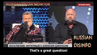 Vladimir Solovyov and Alex Jones: deleted footage and cringiest moments