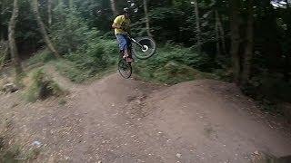 Daniel Hart Having a Play on some of the Bestwood Jumps