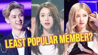 Kpop Idols With The LEAST FANS In Their Groups