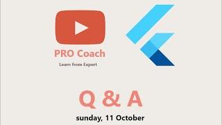 Questions and Answers | Flutter | PRO Coach | Vivek Yadav