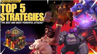 Top 5 TH10 Attack Strategies | Best Th10 Attack strategies | Top 5 Th10 Attacks 2024