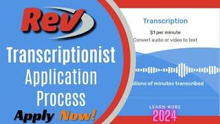 Rev Transcription Test Application Process and Tutorial 2024 Helpful Tips on Passing the Test