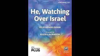 He, Watching Over Israel (3-Part Mixed), arr. Russell Robinson – Score & Sound