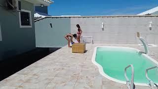 Desafio na piscina