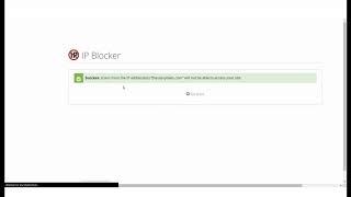 How to Block IP Addresses from cPanel