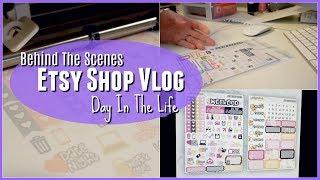 Day In The Life of An Etsy Shop Owner | Behind the Scenes of My Sticker Shop | Rachel Denise