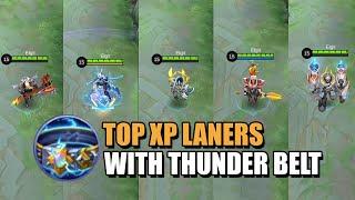 TOP 5 EXP Laners Who Dominate with Thunder Belt