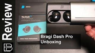 NEW 2017 Bragi Dash Pro Unboxing Headphone that track fitness and translate languages in real time