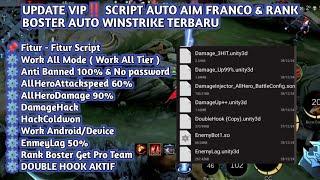 UPDATE VIP‼️  RANK BOSTER AUTO WINSTRIKE & SCRIPT AUTO AIM FRANCO TERBARU&