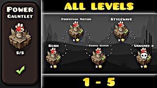 Geometry Dash [2.2] | "Power Gauntlet" ALL LEVELS