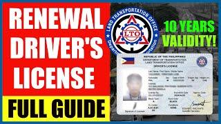 LTO RENEWAL OF DRIVER'S LICENSE | STEP BY STEP GUIDE