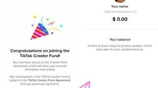 How to apply for Tiktok Creator fund after 10k followers any country