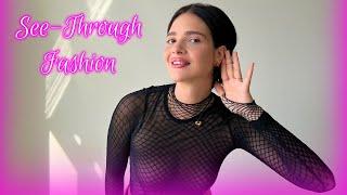 See-Through Try On Haul | Transparent Lingerie and Clothes | Try-On Haul No Bra