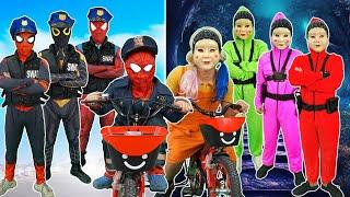 TEAM SPIDER-MAN vs BAD GUY TEAM|| Spider-man, Where Is KID SPIDER MAN's bike- Epic Super Adventure!