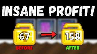 INSANE PROFIT WITH FORCEFIELD !!! (NO FARMING!) | Growtopia How To Get Rich 2021 | TriggerFear