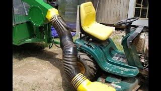 #180 Building a Mower Mounted Leaf and Grass Vaccum Part 4