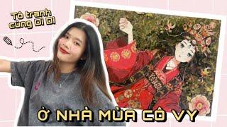 TRANH TÔ MÀU SỐ HÓA II Ở NHÀ MÙA CÔ VY II Vẽ tranh cùng Di Di II Di Di Art