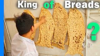 King of breads in the world! Baking all Sangak breads in Iran