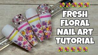 Fresh Floral Nail Art Tutorial | Nail Sugar