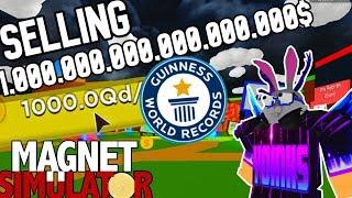 Selling 1Qn Coins in Magnet Simulator! (World Record)