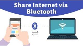 Share internet via bluetooth tethering to any pc or mobile