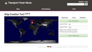 Transport Fever Map Creator [Alpha] [English]