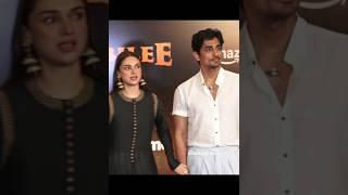 The way Aditi Rao Hydari holds Siddharth's hand and then leaves because "paps hain" 