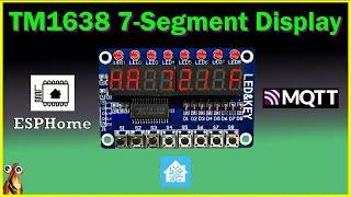 TM1638 Display with ESPHome and MQTT for Home Assistant