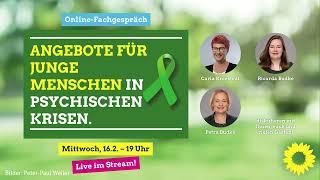 Online-Fachgespräch: Angebote für junge Menschen in psychischen Krisen am 16.02.2022