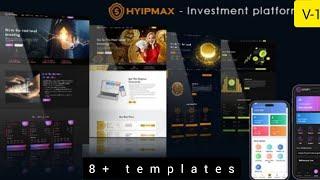 Hyip Max investment  Website Free Script  