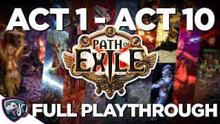 Building your first Path of Exile Character - Full Campaign Walkthrough