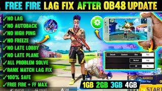 FREE FIRE LAG FIX 1GB 2GB RAM | FREE FIRE LAG PROBLEM  SOLVED | HOW TO FIX LAG 2GB 3GB 4GB MOBILE 