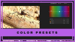 FCPX Color Presets