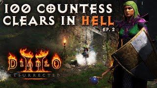 Rune Hunting and Key Farming!  100 Countess Runs in Diablo 2 Resurrected