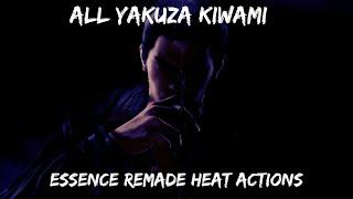 All Yakuza Kiwami Essence Remade Heat Actions (Mod) [4K] {READ DESC}