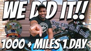 Riding 1,000 miles in 1 day on My Motorcycle| IT WAS EASY!! #motorcycle #kawasaki #bagger #1k #miles