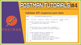 #Tutorials 4 || Postman || Validation response details