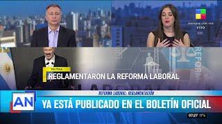  El Gobierno reglamentó la reforma laboral de la ley Bases