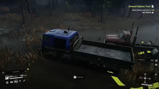 Rescue Drowned Highway Truck, Michigan - SnowRunner Xbox One S (Game Pass)