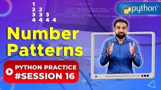 Number Pattern Programs in Python | Python Practice 16 | Newtum Solutions