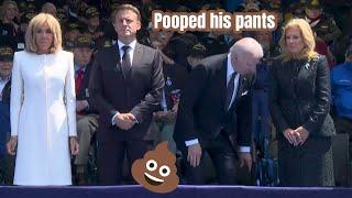 Joe Biden Pooped His Pants at the D-Day Ceremony?!