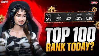 CONQUEROR TOP 100 LIVEPLAYING BGMI 3.5 UPDATEBGMI LIVE |#bgmilive #girlgamer #pubgmobile