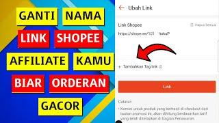 Cara Ganti Nama Link Shopee Affiliate