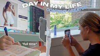 a Day In My Life as a CONTENT CREATOR