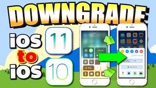 DOWNGRADE iOS 11 to iOS 10 on iPhone, iPad, iPod Touch (MAC OSX/WINDOWS PC)