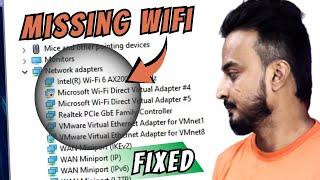 (2023 FIX) - WiFi Adapter Not Showing in Device Manager Windows 10/ 11 | Fix Missing WiFi