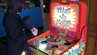 Thu playing Whack-A-Mole