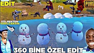 360 BİNE ÖZEL EDİT  KENDİ SESİMLE TROLLEDİM ŞOK OLDULAR  PUBG MOBİLE TROLL